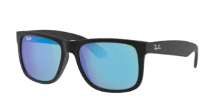 Ray-Ban 4165 JUSTIN, color 622/55 · Rubber negro