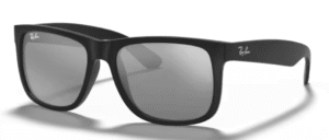 Ray-Ban 4165 JUSTIN, color 622/6G · Rubber negro