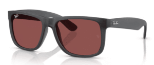 Ray-Ban 4165 JUSTIN, color 687375 · Opal gris