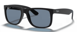 Ray-Ban 4165 JUSTIN, color 622/2V · Rubber negro