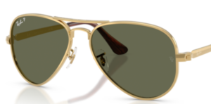 Lentes originales Ray-Ban RB3925 Aviator Max, color 58 · Verde polarizado