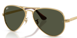 Lentes originales Ray-Ban RB3925 Aviator Max, color 31 · Verde