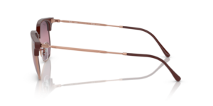Patillas originales Ray-Ban RB4416 New Clubmaster, color 6654 · Bordeaus sobre rosa oro