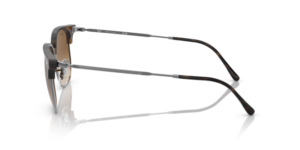 Patillas originales Ray-Ban RB4416 New Clubmaster, color 710 · Habana