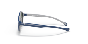 Patillas originales Ray-Ban RJ9075S, color 7096 · Azul sobre gris