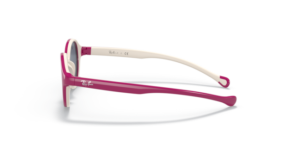 Patillas originales Ray-Ban RJ9075S, color 7101 · Fuchsia sobre cream