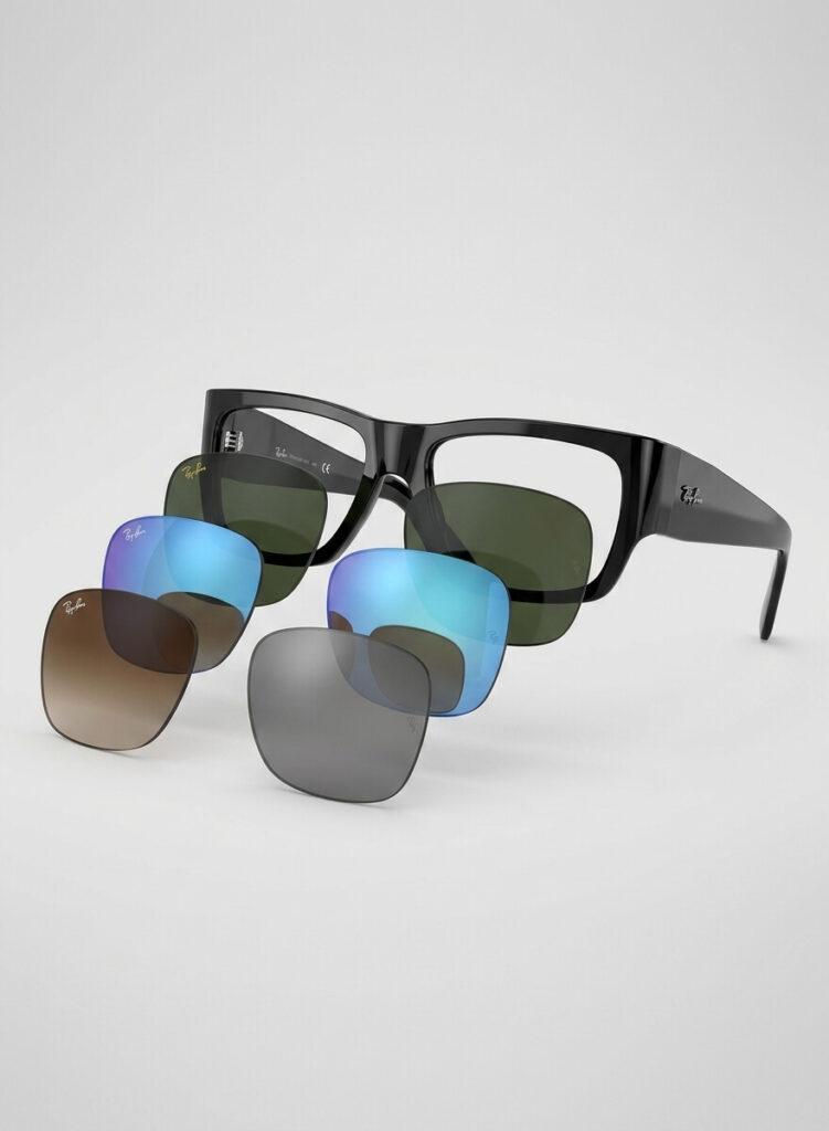 Cristales originales Ray-Ban 2187 Wayfarer Nomad | Repuesto 54mm