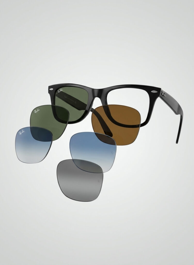 Cristales originales Ray-Ban 4195 Wayfarer Liteforce | Repuesto