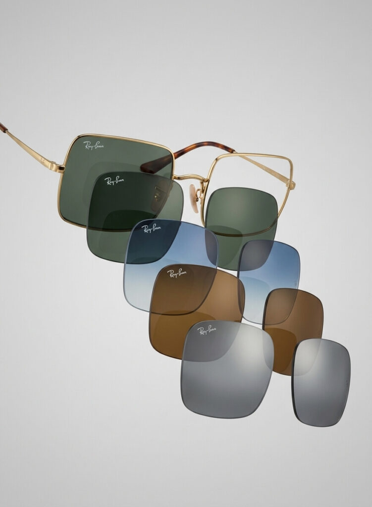 Cristales Ray-Ban 1971: Repuesto Original para Gafas Cuadradas