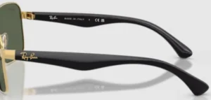 Patillas originales Ray-Ban RB3516, color 001/71 · Oro