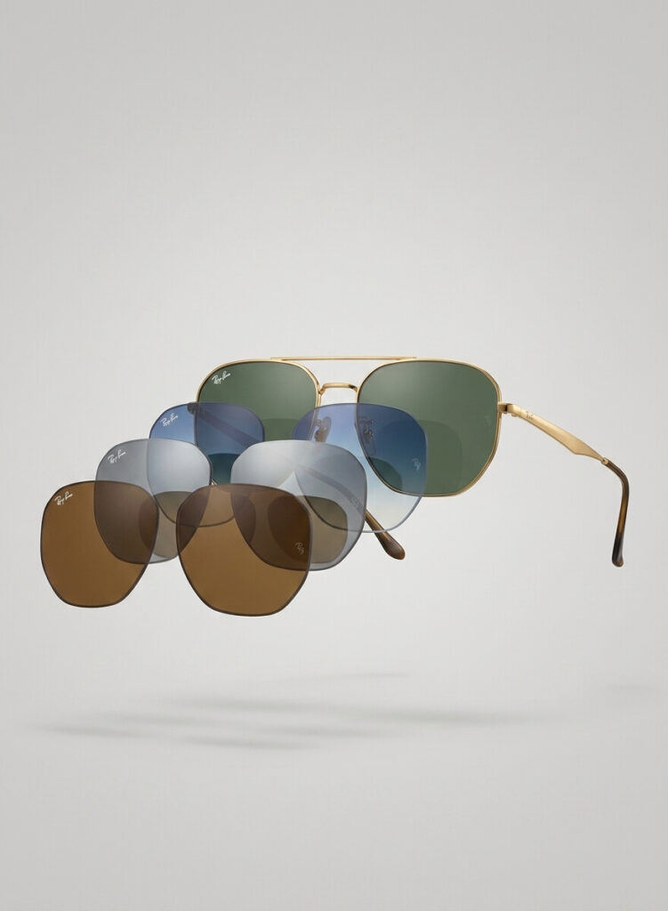Cristales originales Ray-Ban RB3724D de repuesto