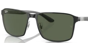 Lentes originales Ray-Ban RB3721, color 71 · Verde oscuro · plástico
