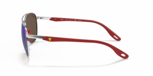 Patillas originales Ray-Ban RB3659M, color F031 · Plata