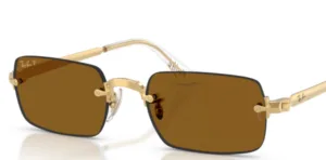 Cristales Ray-Ban 3928 Originales, color 83 · Marrón oscuro polarizado · plástico