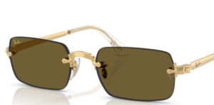 Cristales Ray-Ban 3928 Originales, color 73 · Marrón oscuro · plástico