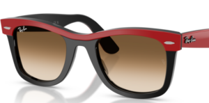 Lentes originales Ray-Ban RB2240 Wayfarer, color 51 · Transparente gradien marrón
