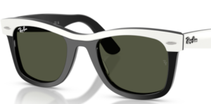 Lentes originales Ray-Ban RB2240 Wayfarer, color 31 · Verde