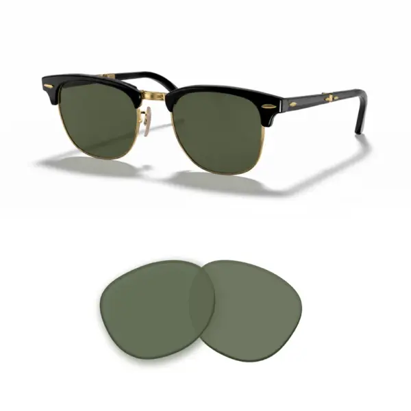 Lentes / Cristales Compatibles Ray-Ban 2176 Clubmaster Folding