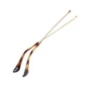 Patillas compatibles para Ray-Ban, gold (tortoise tips)