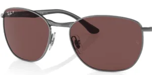 Cristales originales Ray-Ban RB3702, color AF · Violeta oscuro polarizado