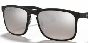 Cristales originales Ray-Ban RB4264, color 5J · Plata espejo chromance polarizado · plástico