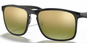 Cristales originales Ray-Ban RB4264, color 6O · Verde espejo plata chormance polarizado · plástico